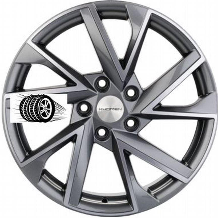 Литые диски Khomen Wheels 7×R17 5×112