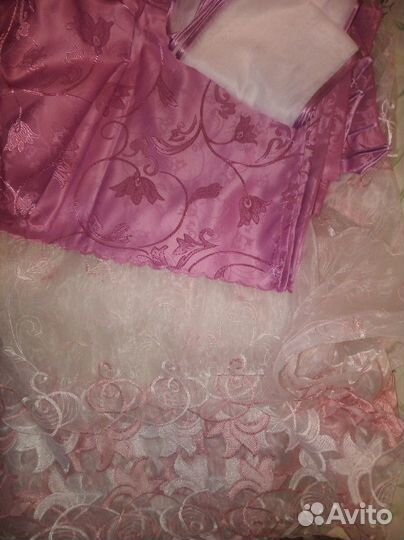 Шторы с ламбрекеном и тюлью и уголки для кухни