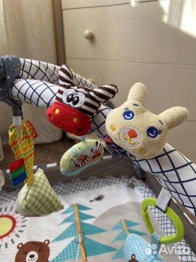 Бронь Развивающий игровой коврик для новорожденных