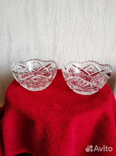 Салатник хрустальный