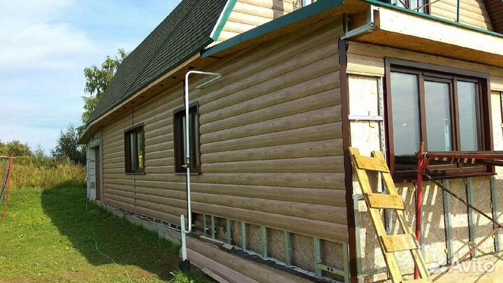 Обшивка домов сайдингом и панелями.Утепление