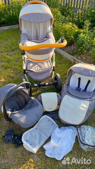 Коляска 3 в 1 bebe mobile