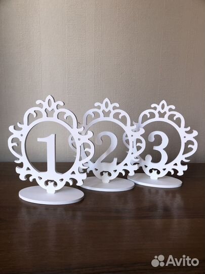 Нумерация столов