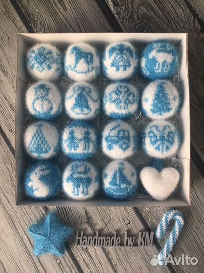 Елочные игрушки ручной работы