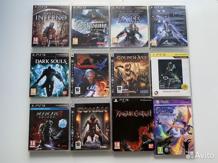 Игровые диски на ps3 и xbox360
