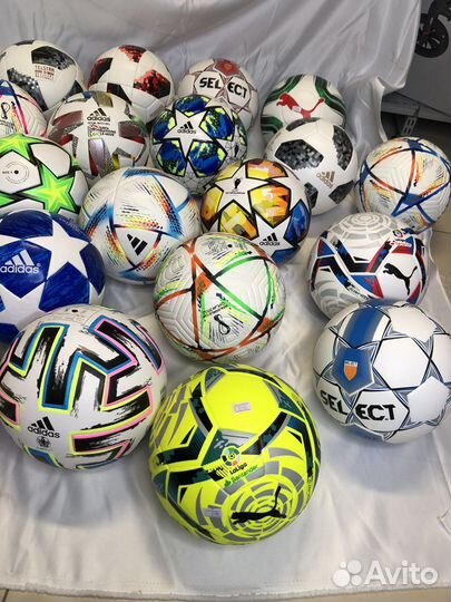 Мяч футбольный 5, 4 adidas, Nike, select, puma