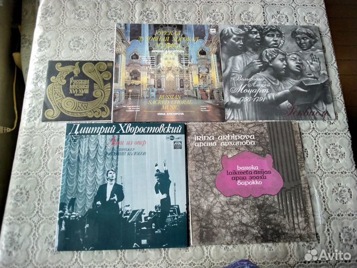 Пластинки СССР.Архипова,Шаляпин,Моцарт-Реквием