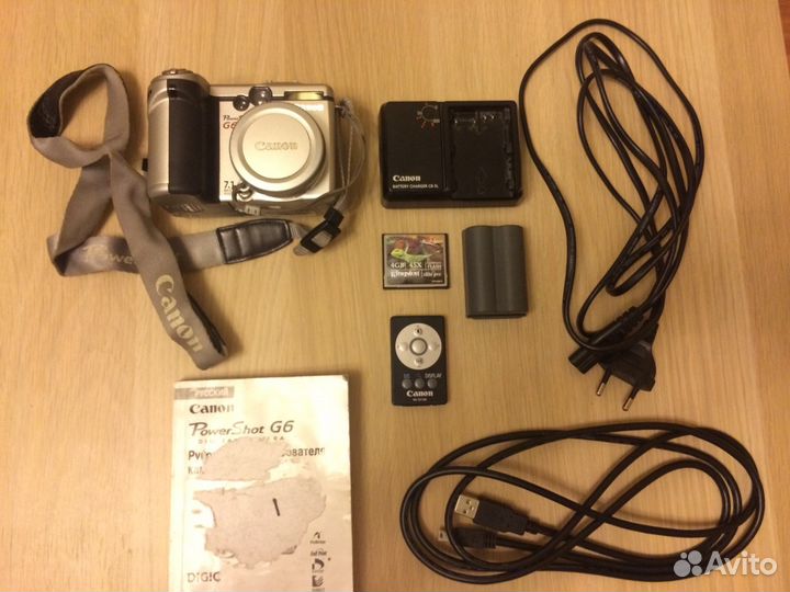 Фотоаппарат Canon Power Shot G6