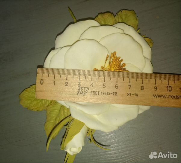 Браслет женский металл, брошь из фоамирана