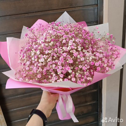 Букеты и боксы из гипсофилы Самара