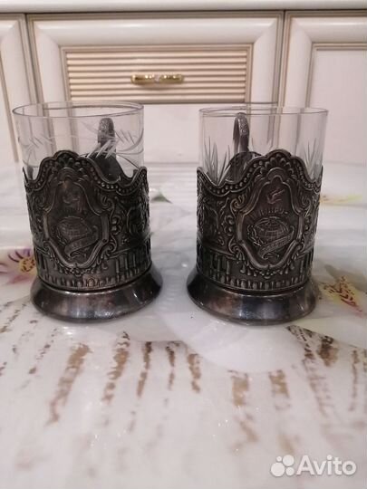 Подстаканник мельхиор