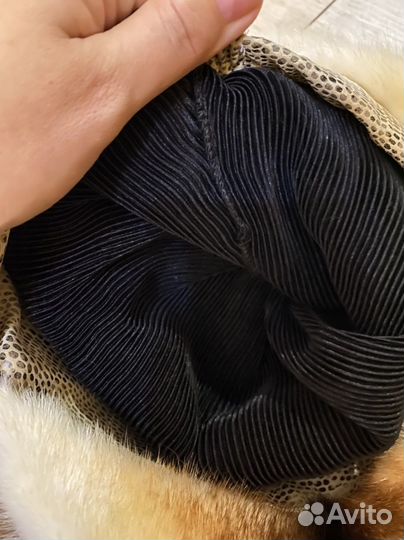 Шапка норковая женская новая