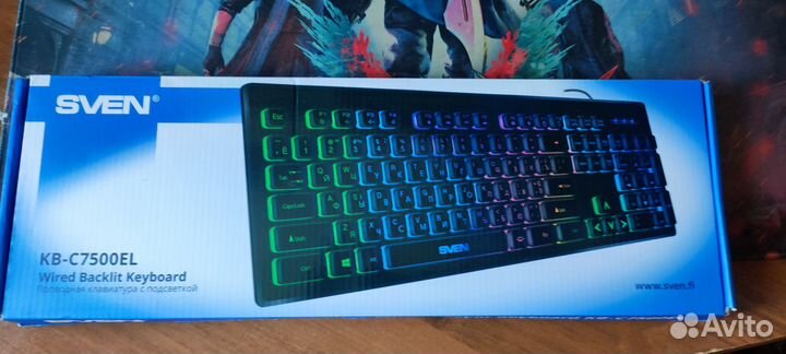 Клавиатура sven KB-C7500EL