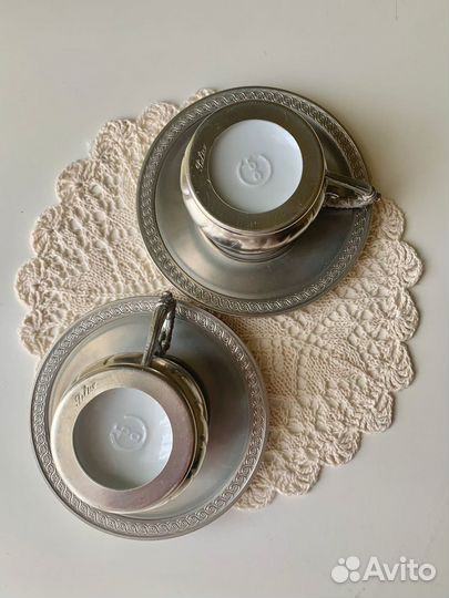 Кофейные пары олово. Италия винтаж