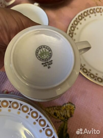 Сервиз чайный freiberger гдр