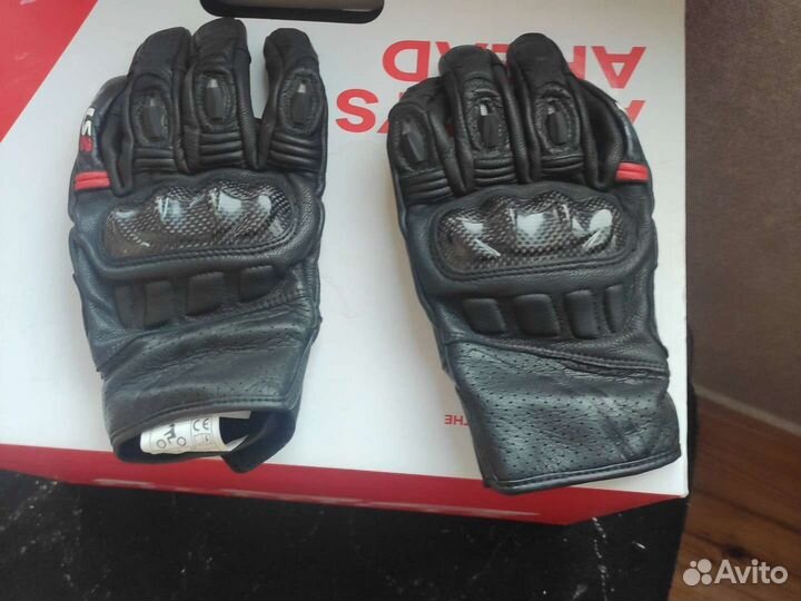 Мото перчатки LS2 кожаные с вентиляцией