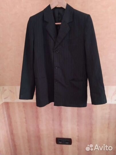 Пиджак школьный для мальчика 164