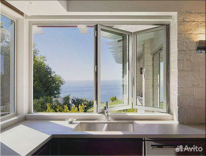 Окна алюминиевые