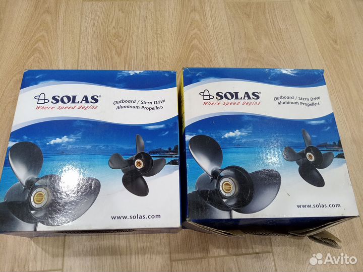 Винты solas новые (tohatsu, mercury)