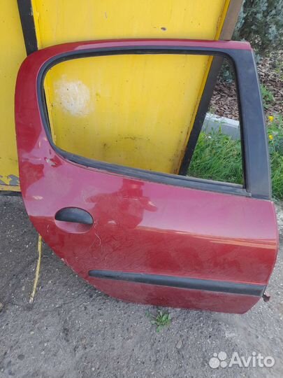 Дверь заняя в сборе пежо 206