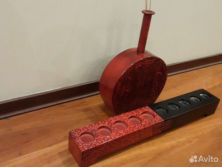 Ваза и подсвечник