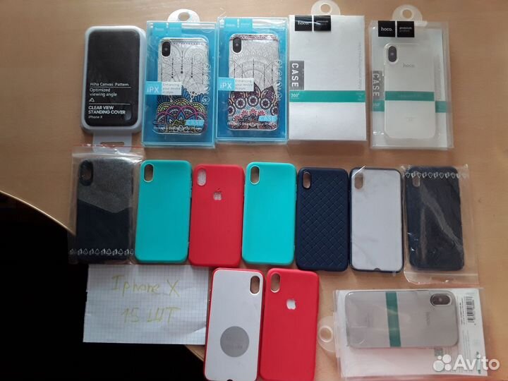 Чехлы на Apple iPhone 6, 7, 8, 10, 80 штук Новые