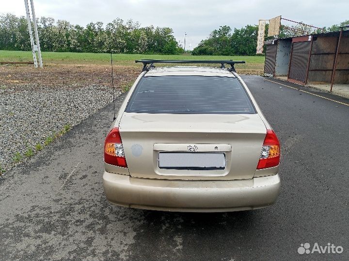 Hyundai Accent 1.5 МТ, 2001, 391 700 км