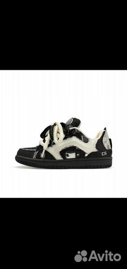 Кроссовки Cat&Sofa (white and black)
