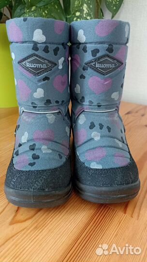 Сапоги зимние kuoma 27 для девочки