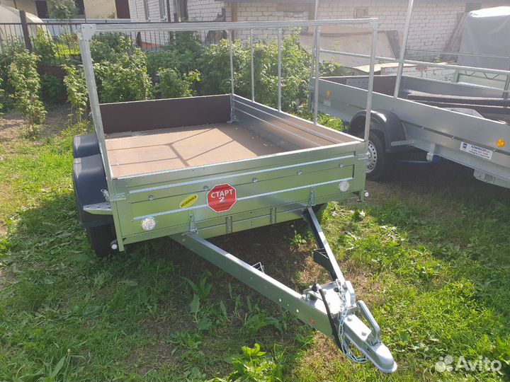 Прицеп оцинк. 2х осный Tavials Премиум 2.5х1.5 тен