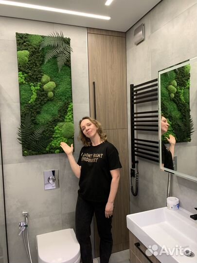 Фитостены из мха стабилизированного. Фитокартины