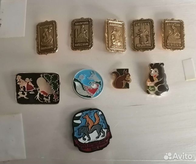 Значки СССР, сказки