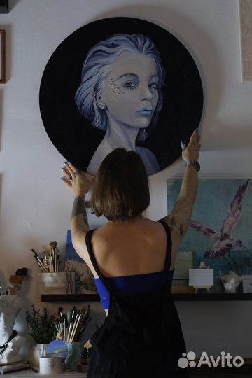 Картина маслом на холсте «душа»