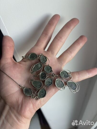 Эльфийское колье с бирюзой