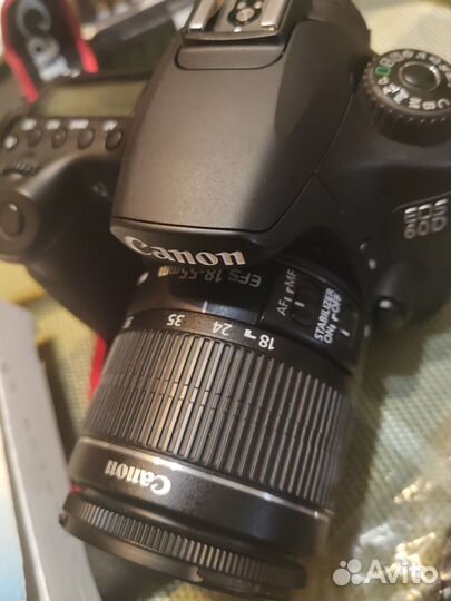 Canon 60d kit 18-55mm is II пробег 8800 кадров