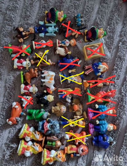 Игрушки из киндера ландрин