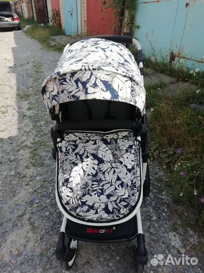Коляска wingoffly 2 в 1 бу