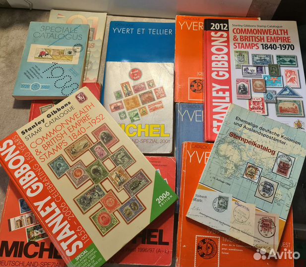 Каталоги Michel,Stanley Gibbons,Yvert и др