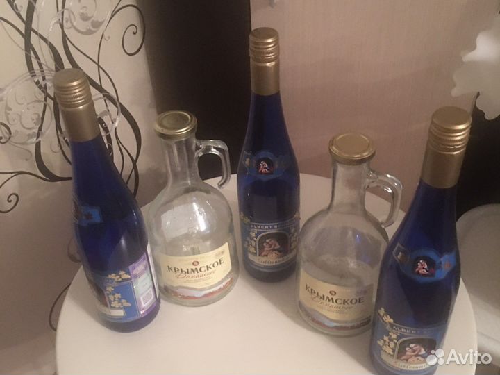 Бутылка стеклянная