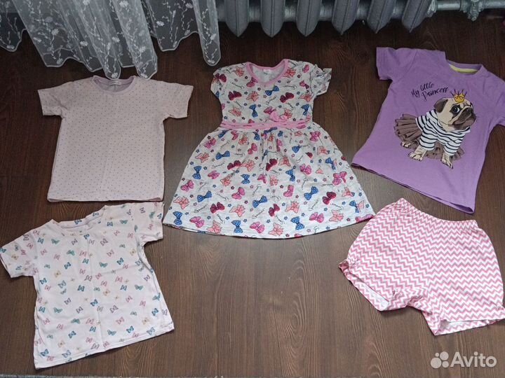 Детская одежда для девочек пакетом