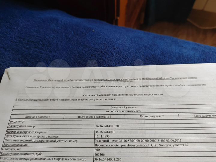 Участок 6 сот. (СНТ, ДНП)