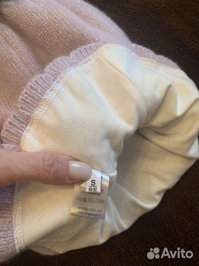 Шапка зимняя для девочки 48 50