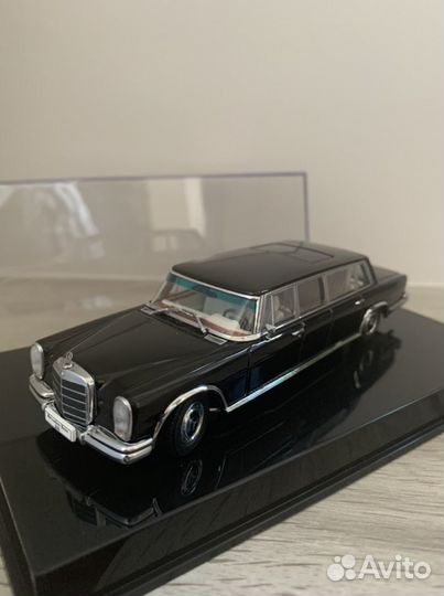 Mercedes-Benz Type 600 LWB Black (масштаб 1:43)