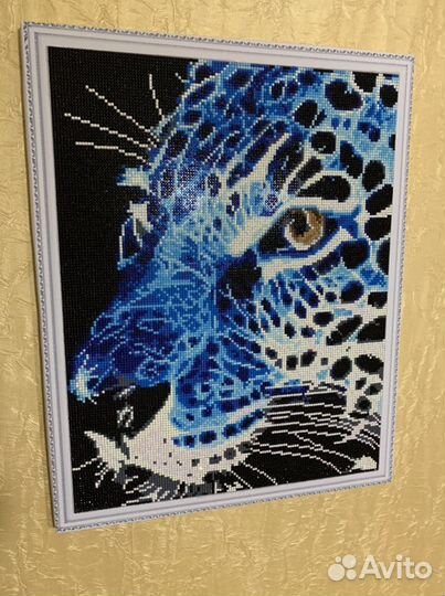 Алмазная мозайка 40 на 50, готовая