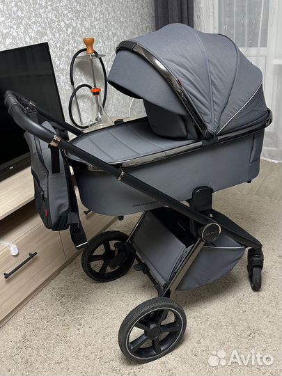 Коляска Carello Ultimo 2 в 1 black chrome