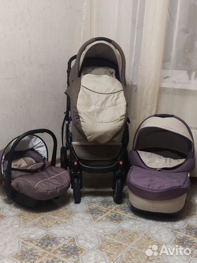 Коляска riko bruno 3 в 1
