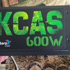 Блок питания 600w aerocool kcas