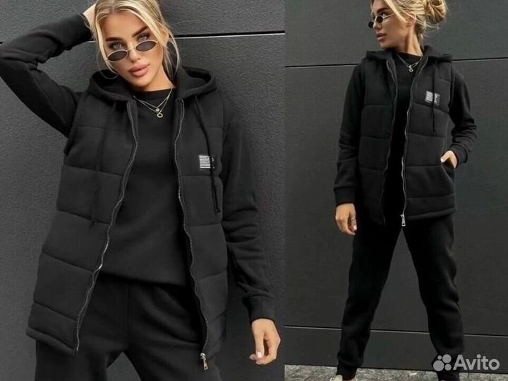 Флисовый костюм тройка