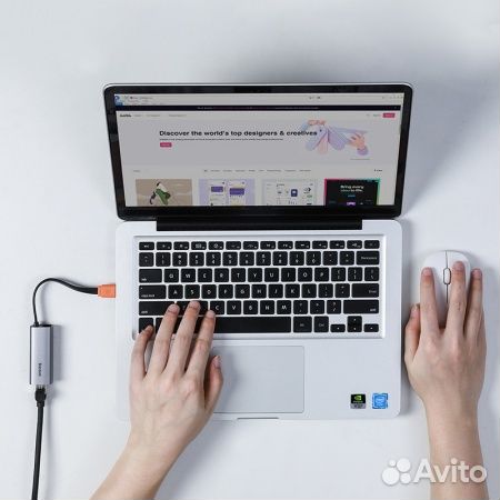 Адаптер сетевой baseus Steel Cannon, USB A- LAN, т