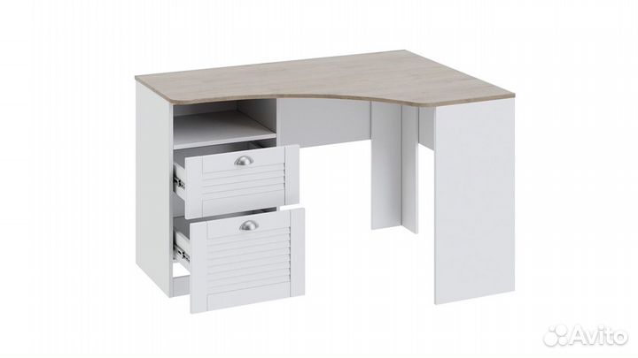 Угловой письменный стол с ящиками «Ривьера»